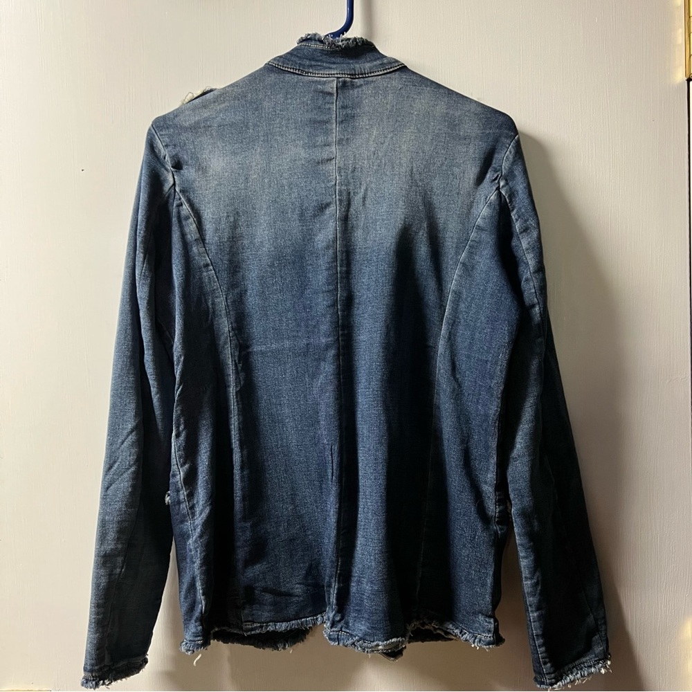 𝓢𝓞𝓛𝓓! 
Tempo Paris Military Style Jean Jacket - Picture 2 of 8